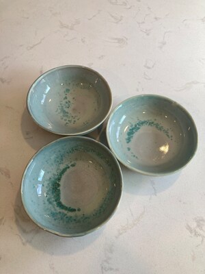Handmade blue porcelain bowls - image2